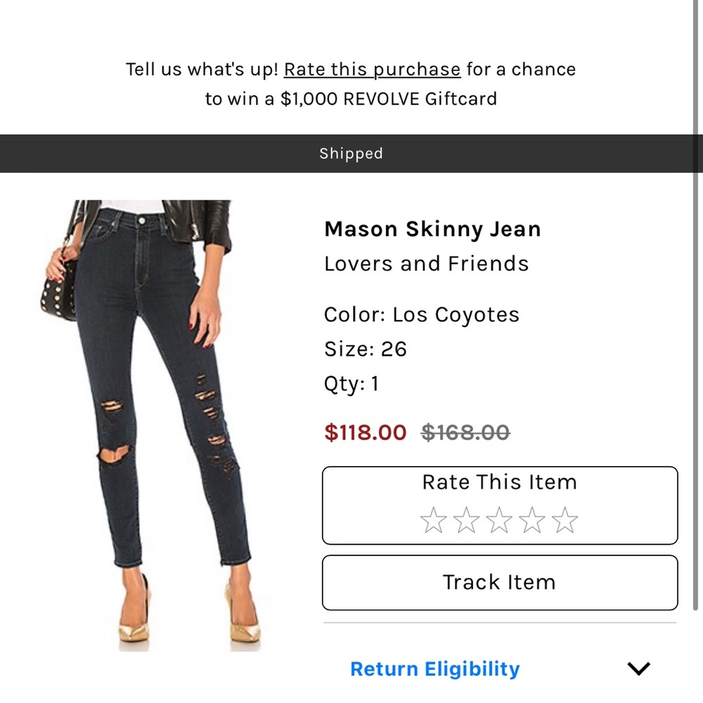High Rise Jeans from lovers + friends